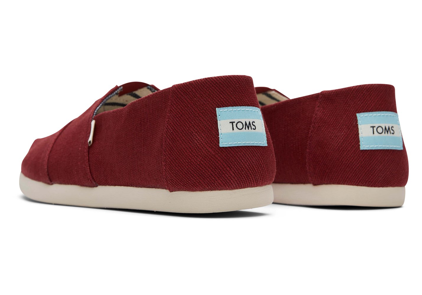 Toms Alpargata Heritage Canvas Espadrille Red - Mens - 45769-RJOD